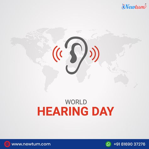 World Hearing Day is observed on 3rd March every year to raise awareness about how to prevent deafness and to promote hearing across the world. #hearningday #newtum # worldhearningday #world #ears #hearinghealth #health #worldhearingday2023 World Hearing Day, Ent Doctor, Hearing Health, Health, The World, Quick Saves