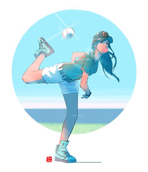 Baseball Girls, Character Design Male, 2d Art, Character Design References, Drawing Poses, Art Reference Poses, 그림 그리기, Character Inspiration, Comic Art