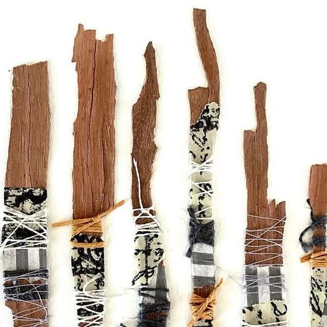 Shelley Rhodes on Instagram: "15082024 #eucalyptusbark #estategardens #wrappedwiththread" Shelly Rhodes, Shelley Rhodes, Take Two, August 15, Rhodes, Media Art, Medium Art, Summer 2024, Mixed Media Art