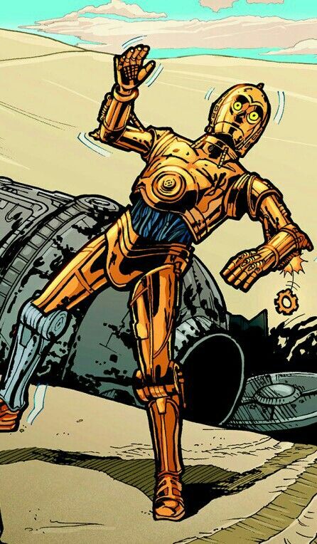 C3PO C3po Fanart, C3po Drawing, C3po Art, Strip Aesthetic, Retro Drawings, Star Wars Cartoon, Classic Star Wars, Star Wars Comics, Star Wars Wallpaper