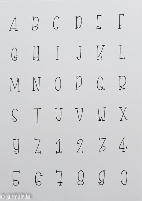 Neat Fonts, Fonts Handwriting Alphabet, Bullet Journal Font, Journal Fonts, Writing Fonts, Handwriting Alphabet, Alfabet Letters, Hand Lettering Fonts, Hand Lettering Alphabet