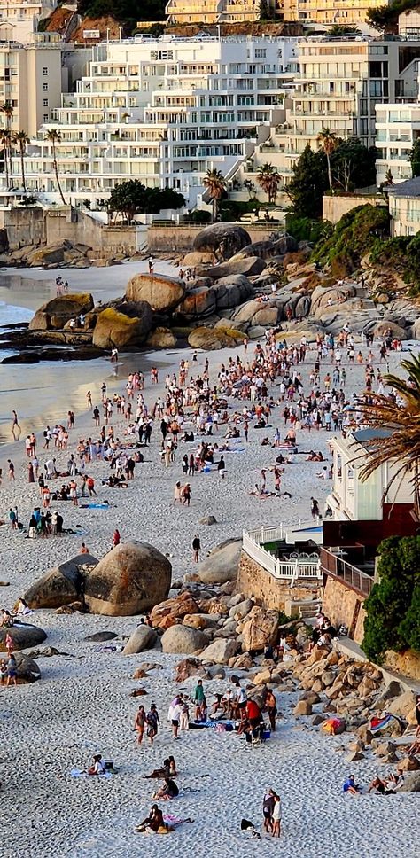 Clifton Beach Cape Town Aesthetic, Girl Hood, Town Aesthetic, Cape Town Travel, Clifton Beach, Star Girl, Pretty Places, Cape Town, Travel Around The World