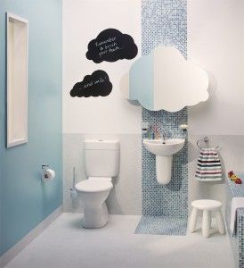 Kids' Bathroom Bathroom Themes Ideas, Kids Bathroom Themes, Kids Bathroom Design, Kids Toilet, Kid Bathroom Decor, Space Themed Bedroom, Bathroom Decor Themes, Childrens Bathroom, Bathroom Decor Colors