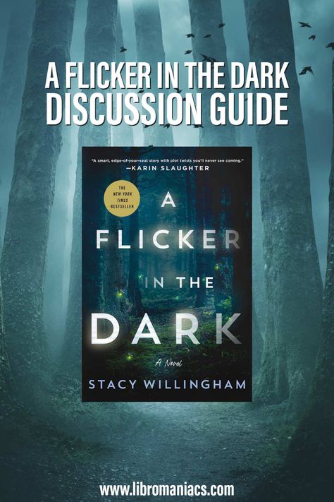 A Flicker In The Dark Book, Flicker In The Dark Book, Stacy Willingham, Flicker In The Dark, Books For Book Club, Book Club Aesthetic, Book Club Discussion, Book Club Party, Book Club Parties