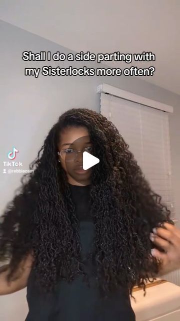 REBBIE on Instagram: "Shall I? 🤔

#sisterlocks #microlocks #locs" Long Micro Locs, Sister Locs Sisterlocks, Micro Locs Vs Sister Locs, Long Sisterlocks, Sisterlocks Updo, Sisterlocks Installation, Sisterlocks Journey, Sisterlocks Styles, Micro Locs