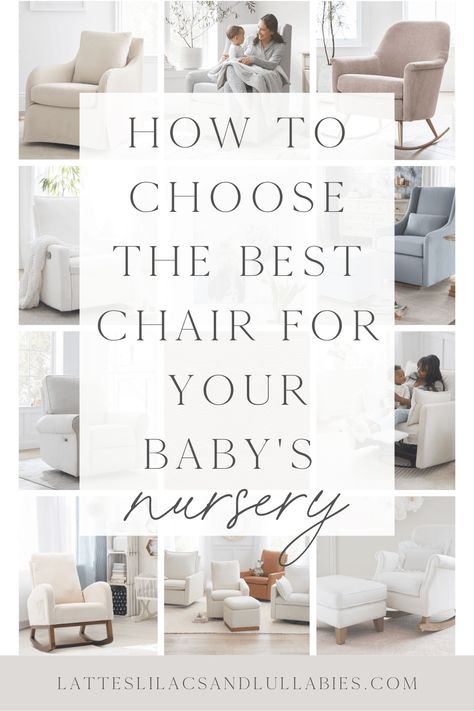 Chair For Nursery Room, Best Nursery Chair, Nursery Chairs, Chair Nursery, Glider And Ottoman, Nursery Glider, Small Nurseries, Rocking Chair Nursery, Nursing Chair