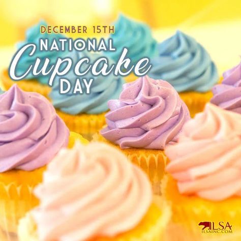 December 15th. National cupcake day National Celebration Days, National Cupcake Day, Cupcake Day, National Days, Celebration Day, Day Quotes, Cupcake, Quotes