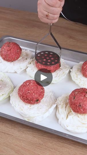 LD 009 on Reels | LD 009 · Original audio Cabbage Hamburger Recipes, Cabbage Hamburger, Cabbage Recipes Healthy, Small Cabbage, Low Cal Recipes, Hamburger Recipes, Recipes Quick, Healthy Bites, Easy Baking Recipes Desserts