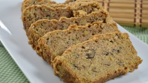 If you love zucchini bread, give this version that uses shredded cucumber a try. It's a great use for those big cucumbers lurking in your garden. Excess Cucumber Recipes, Cucumber Bread Recipe, Walnut Banana Bread Recipe, Cucumber Ideas, Cucumber Bread, Shredded Cucumber, Zucchini Ideas, Walnut Banana Bread, 2024 Meals