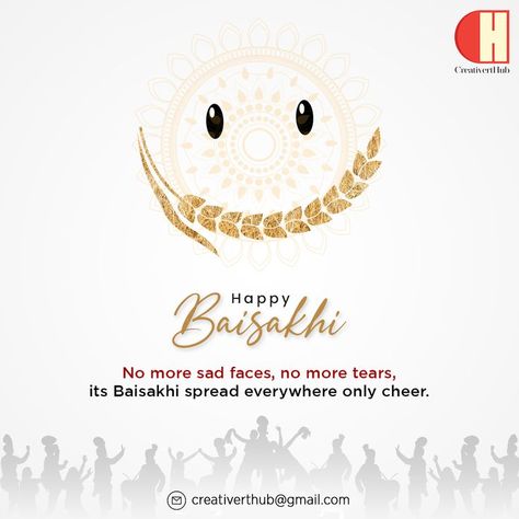 Happy Baisakhi Happy Baisakhi Creative, Happy Baisakhi, No More Tears, Wedding Icon, Stay Happy, Home Decor Decals, Graphic Design, Festival, Health