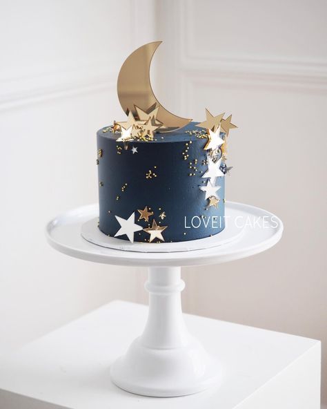 Loveit Cakes - Cake Artist/ Cake shop | The moon and the stars… | Instagram Two The Moon Birthday Cake, Two The Moon Cake, Two The Moon, Artist Cake, Moon Cakes, The Moon And The Stars, Cake Artist, Blue Cakes, Moon Cake