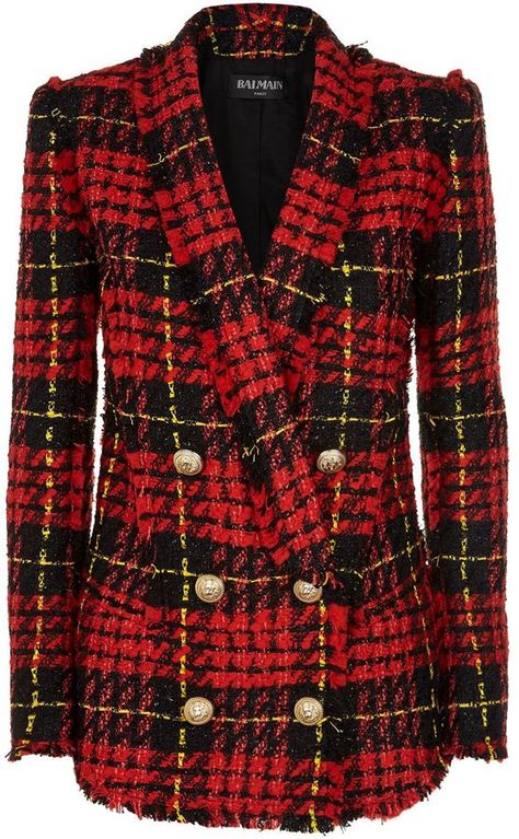 Balmain Resort, Blazer Tweed, Fashion Unique, Affiliate Marketer, Tweed Blazer, Christmas Morning, Luxury Clothing, Luxury Vintage, Fashion Girl