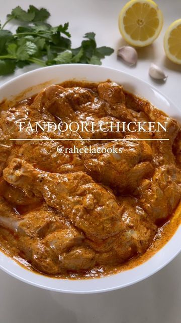 Poulet Curry Coco, Tandoori Chicken Recipe, Tandoori Recipes, Ramadan Recipe, Chicken In The Oven, Chicken Starter Recipes, Ginger Paste, Chicken Biryani Recipe, Spicy Snacks Recipes