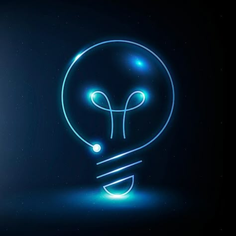 Light Bulb Graphic, Teamwork Business, Electrician Logo, Light Bulb Logo, Paint Software, Drawing Software, Instagram Template Free, Education Icon, Ig Templates