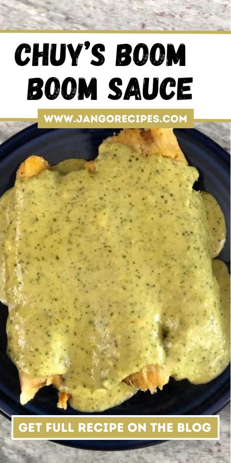 Copycat Chuys Boom Boom Sauce, Chuys Chicka Chicka Boom Boom Sauce, Boom Boom Sauce Chuys, Chuy’s Boom Boom Sauce Recipe, Chuy’s Copycat Recipes, Chuys Boom Boom Enchiladas, Chuys Copycat Recipes, Chuys Boom Boom Sauce Recipe, Chuys Queso Recipe Copycat