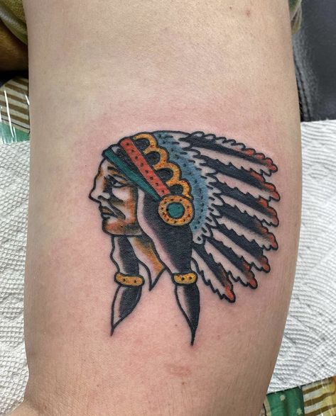 Native American Chief Tattoo, Indian Head Tattoo, Indian Chief Tattoo, Oklahoma Tattoo, Ma Tattoo, Cobra Tattoo, Native American Tattoos, Native Tattoos, Tattoo Expo