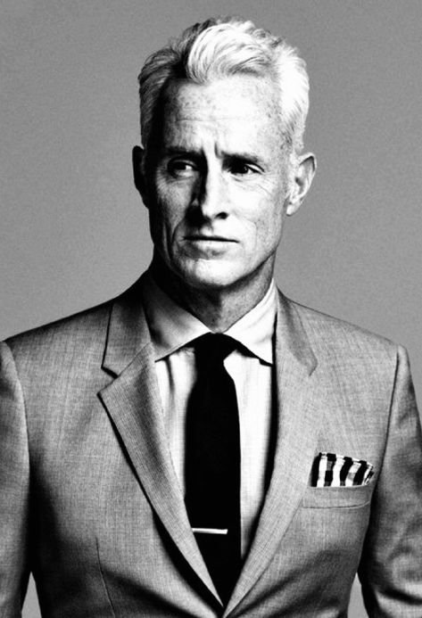 Wedding Suits Men Grey, John Hamm, John Slattery, Richard James, Don Draper, Silver Foxes, Older Man, What To Wear Today, Corte De Cabelo Masculino