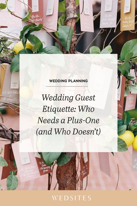 Creating your wedding guest list is tricky enough, but when you throw in the topic of plus-ones? It can get even more confusing! Read on as we explain who actually needs a plus-one, who doesn’t, and how to set the right expectations with your guests. Wedding Guest Rules, Wedding Rules For Guests Sign, Wedding Guest List Tips, Wedding Etiquette For Guests, Wedding Website Wording, Wedding Don'ts Tips, Wedding Guest Etiquette, Wedding Guest List, Get Even