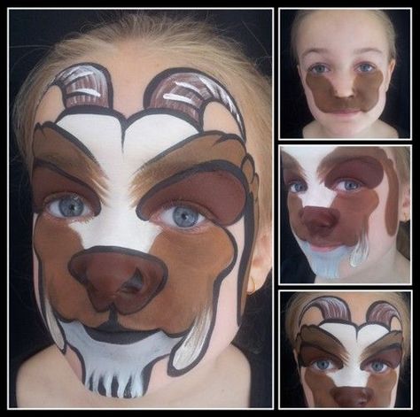 Image result for rooster face painting Goat Makeup, Goat Costume, Web Makeup, Goat Face, Animal Face Paintings, Professional Face Paint, Childrens Art Projects, Face Painting Easy, Charlotte's Web