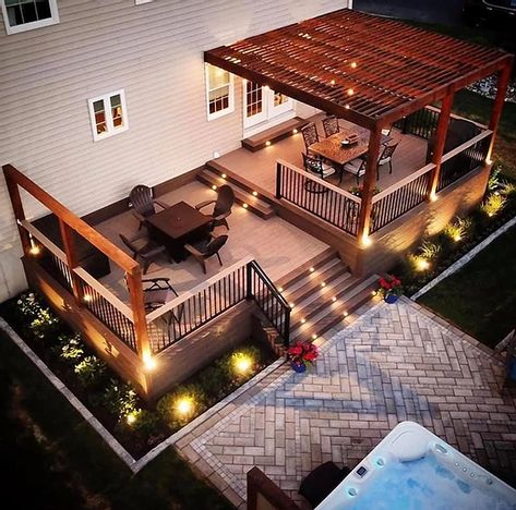 Deck Remodel, Patio Deck Designs, Outdoor Patio Designs, Deck Designs Backyard, Backyard Renovations, Backyard Remodel, Budget Patio, Decks Backyard, Backyard Deck