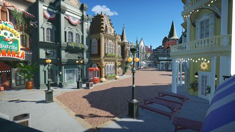 Theme Park Tycoon 2 Ideas, Roblox Theme Park Tycoon, Theme Park Tycoon 2, Theme Park Tycoon, Theme Park Planning, Roblox Theme, Zoo Ideas, Planet Coaster, Counter Design