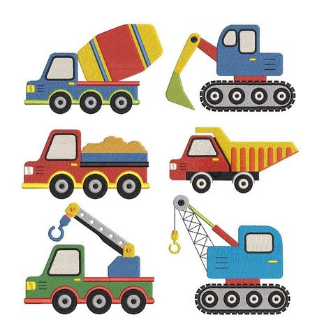 Construction Set Machine Embroidery Designs | Rosieday Embroidery | RosiedayEmbroidery Appliqué Designs, Christmas Applique Designs, Kid Quilts, Reading Pillows, Appliqué Ideas, Construction Signs, Applique Quilt Patterns, Batik Quilts, Childrens Quilts