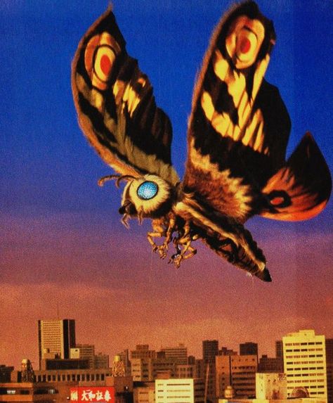 Mothra Giant Monster Movies, Godzilla 2, Kong Godzilla, 70s Sci Fi Art, Japanese Monster, Famous Monsters, Kaiju Art, Giant Monsters, Kaiju Monsters