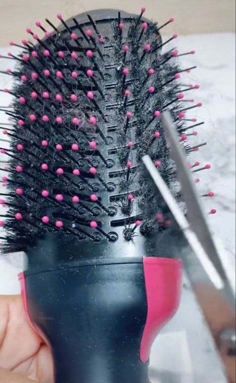 How To Clean Hair Dryer Brush, How To Clean Revlon Dryer Brush, Hair Volume Tricks, Blower Brush, Revlon Hair Dryer Brush, Blowout At Home, Hair Dyer, Brush Straightener, Blow Dryer Brush