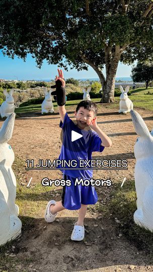 13K views · 4.6K reactions | COLLECTION OF 11 JUMPING EXERCISES FOR KIDS   💡Save this reel for later  11 Jumping Exercises to help kids boost gross motor skills and burn off extra energy! 🏃‍♂️✨ Perfect for indoor or outdoor play—let’s get those little feet moving and have some fun! 💥  1. Monkey Jump 2. Frog Jump 3. Kangaroo Jump 4. Side Cross Jump 5. Side-to-side Jump 6. Parallel Jump 7. Jack Jump 8. Z Jump 9. Squad Jump 10. Leg-crossed Jump 11. Stretch Jump  💡 Supplies you will need for some of the exercises: 1. Masking tape 2. Hopscotch rings  🔗 Comment “Jump” to receive links in your inbox to shop supplies on Amazon   If this is fun for you and your little one(s), feel free to save it for later or share with someone who might like it 💕🥰 Follow for more ideas 🫶🫶 . . . . #toddler Jumping Games For Kids, Jumping Games For Preschool, Simple Jumping Courses, Puddle Jumping Preschool, Preschool Exercise, Jump Rope Elementary Pe, Athletics Training, Kid Exercise, Jumping Exercises