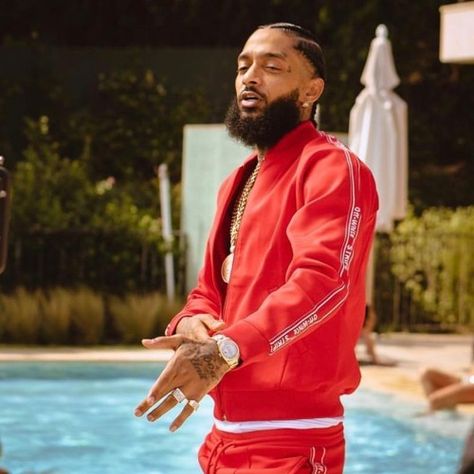 Lauren London Nipsey Hussle, Marathon Clothes, Off White Jacket, Nipsey Hussle, Rap Albums, Lauren London, Album Of The Year, Tracksuit Jacket, Barack Obama