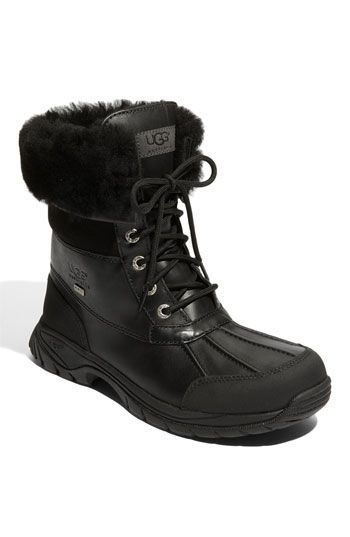 UGG 'Butte' Boot (Men). #ugg #shoes #boots Boot For Men, Ugg Boots Sale, Fuzzy Boots, Ugg Boots Tall, Leather Snow Boots, Waterproof Leather Boots, Cozy Boots, Shearling Boots, Sheepskin Boots