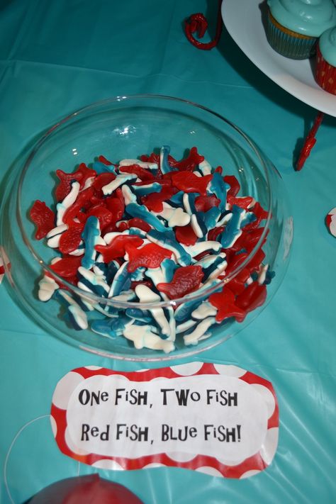 Seuss Snacks, Dr Seuss Birthday Party Ideas, Doctor Suess Birthday, Dr Seuss Party Ideas, Hat Birthday Party, Cat In The Hat Party, Dr Seuss Birthday Party, Dr Seuss Baby Shower, Twin Birthday Parties