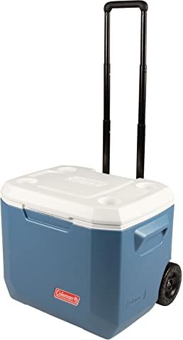 Coleman Xtreme Wheeled Cooler 50QT, Passive Cooler, 47L Capacity Cooler, Full PU Insulation, 5 Days Minimum Coolant: Amazon.co.uk: Sports & Outdoors Cooler With Wheels, Shoe Storage Small Space, Coleman Camping, Rolling Cooler, Small Cooler, Ice Chest Cooler, Summer Coolers, Camping Coolers, Cooler Box