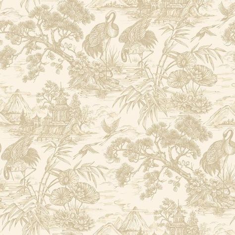 Cream And Gold Wallpaper, Persiana Sheer Elegance, Lagoon Wallpaper, Wildlife Wallpaper, Toile Wallpaper, Feature Wallpaper, Animal Print Wallpaper, Cream Wallpaper, Glass Splashback