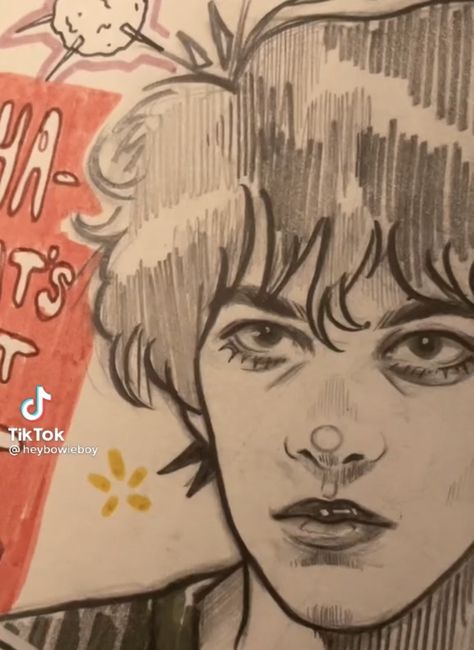 Heybowieboy Art, Rodrick Drawing, Rodrick Fanart, Rodrick Heffley Drawing, Rodrick Heffley Fanart, Anime Computer Wallpaper, Rodrick Heffley, Name Drawings, Devon Bostick