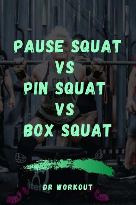 Pause Squat vs Pin Squat vs Box Squat Box Squats, Bodyweight Training, Lower Body Muscles, Power Lifting, Workout Routines For Women, Squat Workout, Workout Plan For Women, Vintage Sport, Body Weight Training