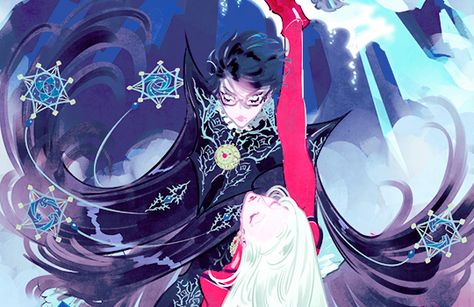 Daily Bayonetta Bayonetta And Jeanne, Bayonetta Jeanne, Blue Bird Art, Y2k Profile Picture, Home Together, Art Style Inspiration, Video Game Art, Going Home, Game Character