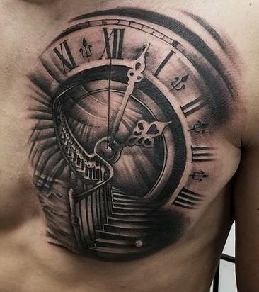 Arlo Tattoo, Clock Tattoo Ideas, Rip Tattoos For Dad, Date Tattoo Ideas, Time Piece Tattoo, Date Tattoo, Rib Tattoos For Women, Date Tattoos, Compass Tattoo Design