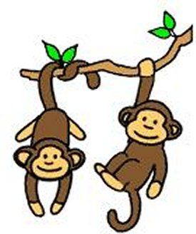 Bananas for Education - ClipArt Best - ClipArt Best Monkey Painting Easy, Hanging Monkey Template, Monkey Drawing Easy, Cartoon Monkeys, Monkey Doodle, Swinging Monkey, Monkey Hanging, Monkey Cartoon, Monkey Drawing