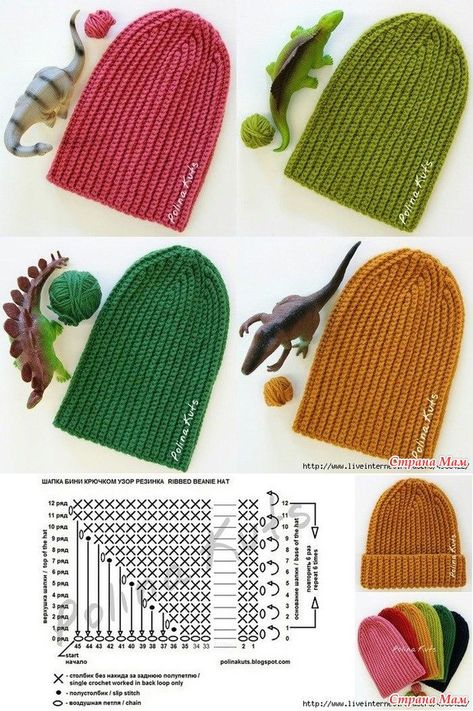 Beanie Diy, Rib Stitch Knitting, Diy Tricot, Crochet Newborn Hat, Easy Crochet Hat, Crochet Stitches Diagram, Crocheted Hats, Baby Crochet Patterns Free, Quick Crochet Patterns