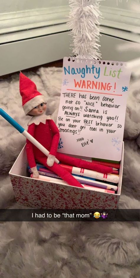 Funny Elf On The Shelf Arrival Ideas For 2023 - RecipeMagik Elf Spot Ideas, Elf On The Shelf For Kids Not Listening, Elf On The Shelf Just Hanging Around, Elf In Stocking Ideas, Elf For Bad Kids, What To Do With Elf When Kids Are Bad, Kids Being Bad Elf Ideas, Elf On The Shelf Watching You, Elf On The Shelf Presents