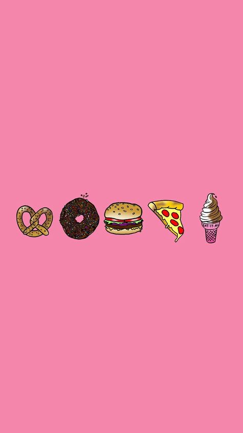 Pizza Wallpaper, Whats Wallpaper, Food Wallpaper, Iphone Wallpaper Tumblr Aesthetic, Pink Wallpaper Iphone, Pink Iphone, Apple Wallpaper, Pastel Wallpaper, Aesthetic Images