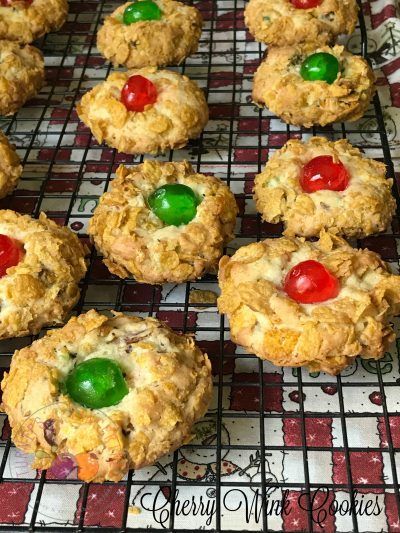 Cherry Winks Cookies - Paradise Fruit Cherry Winks Cookie Recipe, Cherry Winks, Candied Fruit Recipes, Candied Cherries, Summer Fruit Desserts, Chopped Dates, Bake Off Recipes, Fruit Dessert Recipes, Food Contest