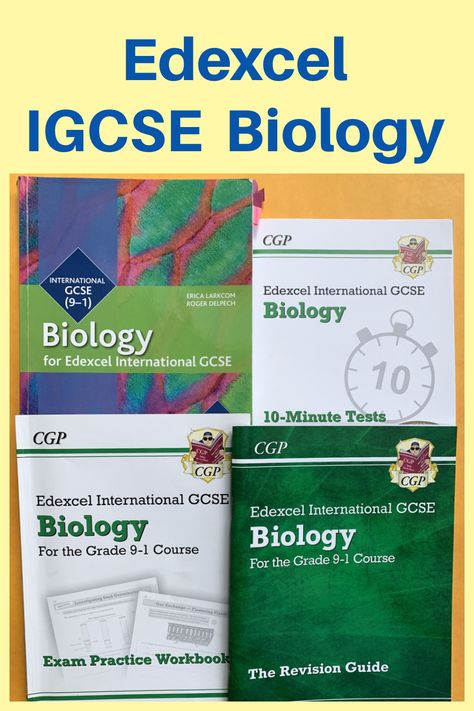 The books we are using for our Edexcel International GCSE Biology prep work. Great for home education Biology Books, Biology Exam, Igcse Biology, Gcse Biology, Revision Guides, Home Education, 8th Grade, Biology, 1 Year