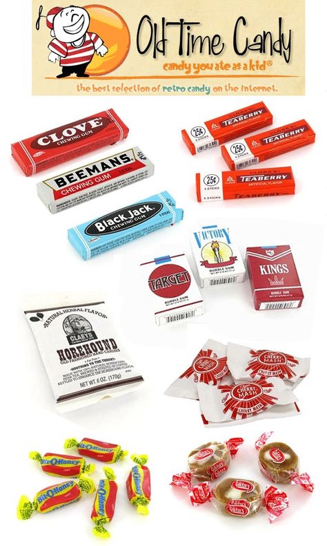 Old Time Candy - Retro Candy Supplier. You can view candy based on decade, style or name. What a great source for specialty party candy. Brings back memories. Old Time Candy, Vintage Airplane Baby Shower, Candy Aisle, 50s Theme, Old School Candy, 1920 Style, Old Candy, 50s Diner, Airplane Baby Shower