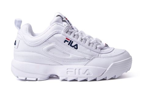 Fila Disruptor 2, Fila Outfit, Fila Sneakers, Fila Disruptor, Fall Sneakers, Fila Disruptors, Dad Shoes, Trending Sneakers, Rubber Shoes