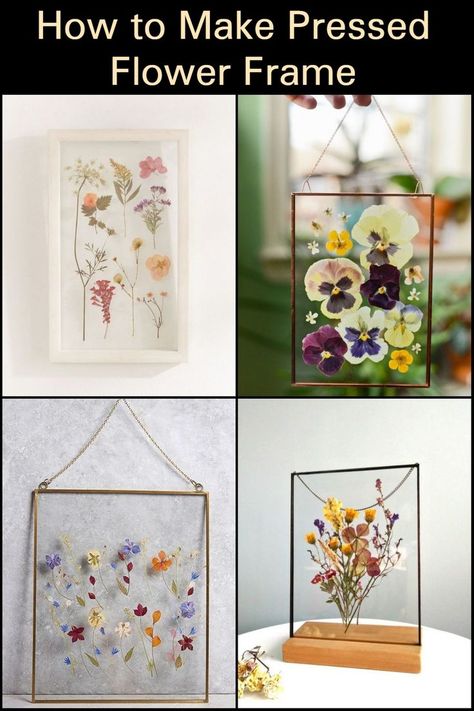 What To Do With Glass From Picture Frame, Preserved Flowers In Frame, How To Dry Flowers And Put In Frame, Diy Dried Flower Shadow Box Ideas, Dried Flowers Ideas Pressed, Keepsake Flower Ideas, Flatten Flowers In Frame, Frame Pressed Flowers Diy, Dried Flower Keepsake