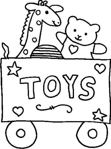 Carriage Full Of Toys Coloring Pages : Best Place to Color Toys Coloring Pages, Dolls Coloring Pages, Coloring Games For Kids, Me Preschool Theme, Christmas Door Decorating Contest, Elephant Coloring Page, Door Decorating Contest, Misfit Toys, Horse Coloring Pages