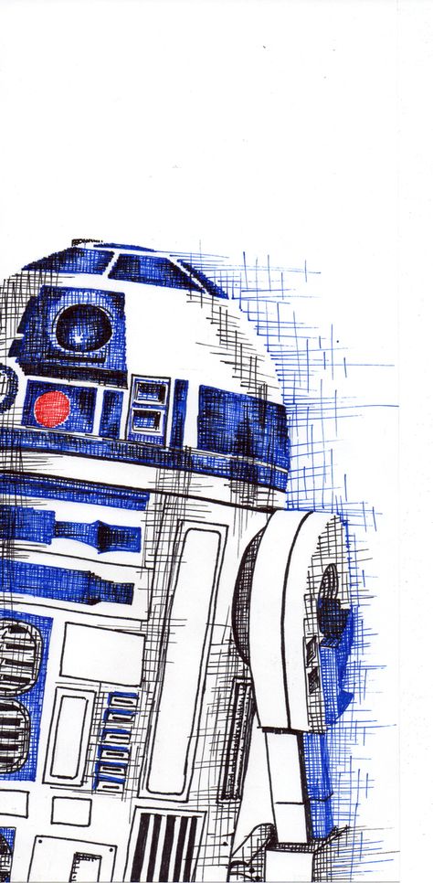 R2 D2 Drawing, R2d2 Aesthetic, R2d2 Fanart, R2d2 Drawing, Star Wars Sketches, Star Wars Doodles, R2d2 Tattoo, R2d2 Art, R2d2 Star Wars