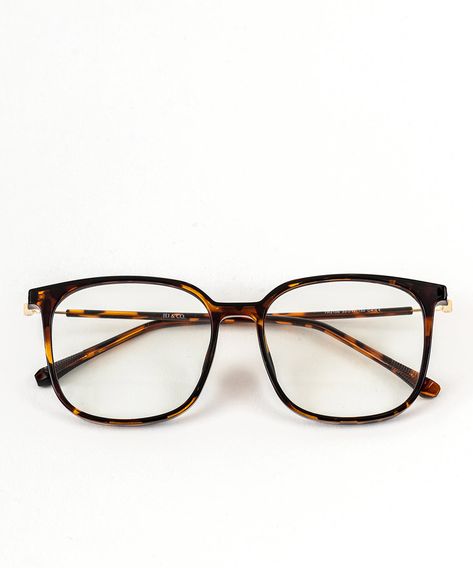 Fit & Sizing Lens Width | 55 mm Bridge | 17 mm Temple | 150 mm Product Details Material | Acetate Shape | Square Frame Color | Tortoise/black Features | Full rim These elegant square glasses will add a touch of sophistication to your daily look. The shiny black acetate frame has a refined cut-out detail on the outer corners and is medium-narrow in width. Our Jackie is likely to deliver a comfortable fit thanks to its blend of sleek metal and plastic temples and saddle bridge. SKU - TR2106 The bo Square Glasses Black Women, Big Square Glasses, Square Glasses Women, Cute Glasses Frames, Square Frame Glasses, Glasses Inspiration, Specs Frame, Glasses Square, Everyday Glasses